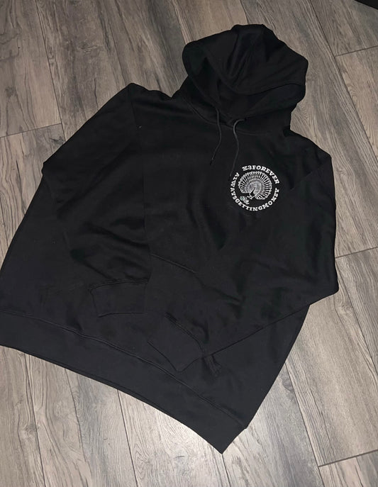 X3FOREVER EMBROIDERY HOODIE BLACK